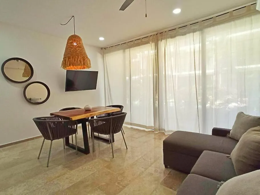 شقة 106 Amena Cute&Cozy 1 Bdr Apt 4.2 Km From The Beach تولوم 0*,  المكسيك